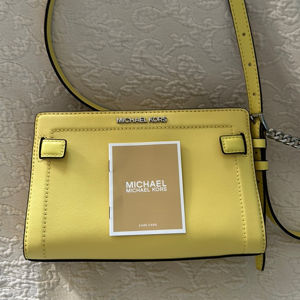 NWT Michael Kors Rayne Sunshine Crossbody - Picture 2 of 16